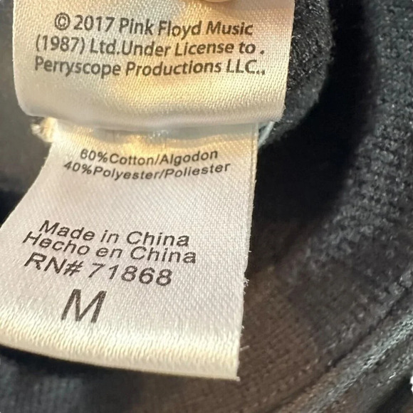 PINK FLOYD Junior Sweatshirt with Laces on Sides size Medium - Picture 7 of 11